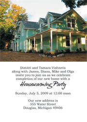Housewarming Party Invitation