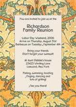 Family Reunion Invitation
