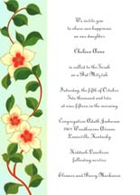 Commitment Ceremony  Gay & Lesbian Wedding Invitation